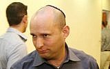 Economy Minister Naftali Bennett (photo credit:  Amit Shabi/POOL/FLASH90)