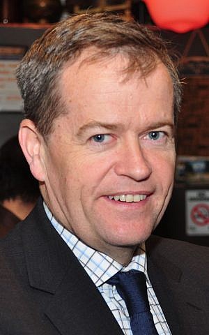 Australian opposition leader and Labor party chief Bill Shorten (photo credit: CC BY-SA Peter Campbell, Wikimedia Commons)