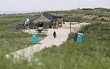 Rebuilding and then some. The IDF rebuilt an army outpost that was destroyed by right-wing settlers last week. Israeli Border Police also took control of a yeshiva in Yitzhar in response to the violence. (photo credit: Flash90)