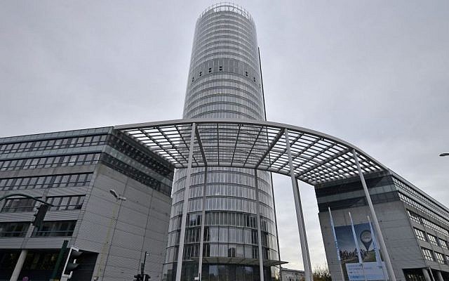 The headquarters of German power provider RWE in Essen, Germany. (AP Photo/Martin Meissner)