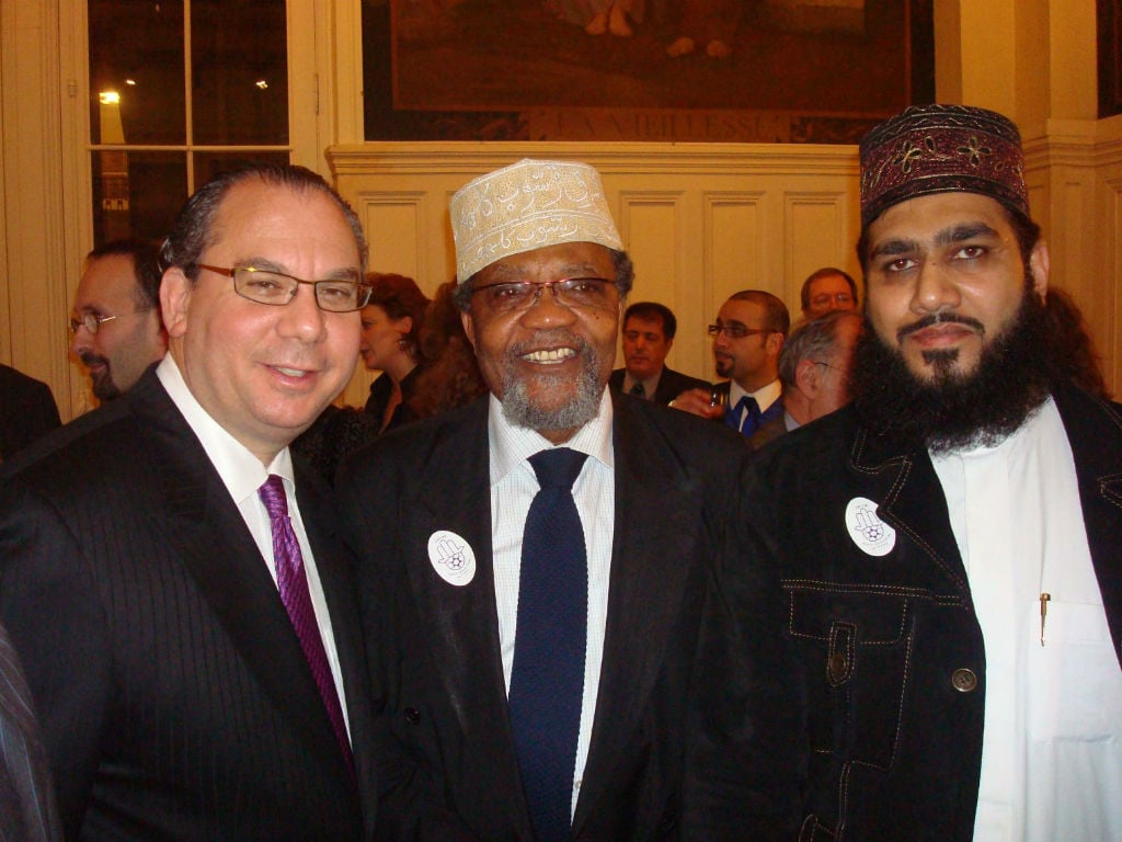 Rabbi Marc Schneier meets with imams as part of his work to cultivate Jewish-Muslim dialogue. (Courtesy: Foundation for Ethnic Understanding)