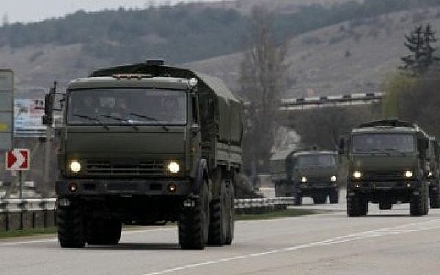 Russian military vehicles (Photo: AP/Darko Vojinovic) Russian military vehicles (Photo: AP/Darko Vojinovic)
