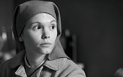Agata Trzebuchowska plays Anna, a nun who discovers she is actually a Jew named Ida, just days before taking her vows, in Pawel Pawkikoski's new film. (courtesy: Music Box Films)