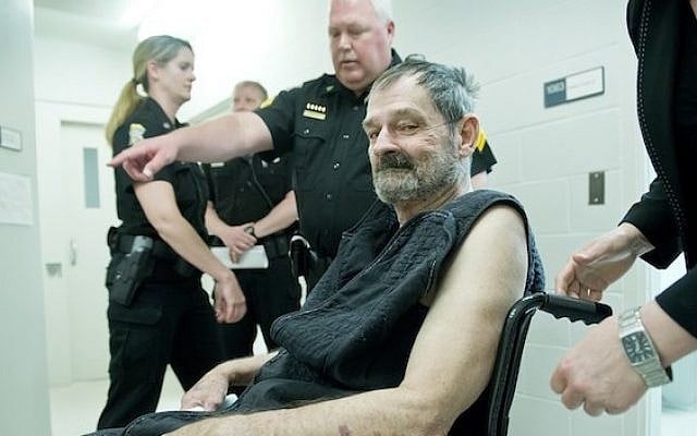 Frazier Glenn Miller, Jr. appears at his arraignment on capital murder and first-degree murder charges on April 15, 2014 in New Century, Kansas. (photo credit: David Eulitt-Pool/Getty Images/JTA) Frazier Glenn Miller, Jr. appears at his arraignment on capital murder and first-degree murder charges on April 15, 2014 in New Century, Kansas. (photo credit: David Eulitt-Pool/Getty Images/JTA)