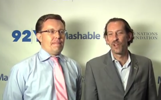 New director of the 92nd Street Y Henry Timms (left). (screen capture: YouTube) New director of the 92nd Street Y Henry Timms (left). (screen capture: YouTube)