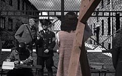 A screenshot from the clip "That Jew Died for You"