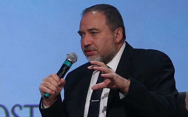 Foreign Minister Avigdor Liberman, April 6, 2014. (photo credit: Marc Israel Sellem/Flash90)