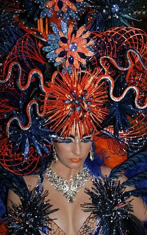 Detail of Alon Selezniov's gold medal-winning fantasy hairstyle. (Courtesy)