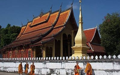 A temple in Luang Prabang, Laos. (photo credit: CC BY-SA Jean-Marrie Hullot, Flickr)