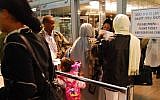 A general view of the entrance to the passport control area at Ben Gurion International Airport, November 2, 2006. (Gili Yaari/Flash90)