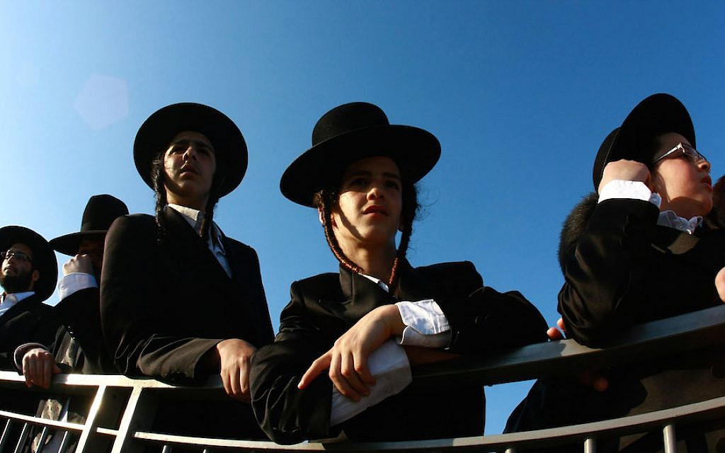Illustrative: ultra-Orthodox boys. (Rishwanth Jayapaul/Flash90)