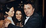 Assi Dayan with his daughter Amalia and ex-wife Vered Tandler Dayan in 1995 (photo credit: Moshe Shai/Flash90)