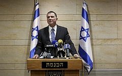 Speaker of the Knesset Yuli Edelstein on May 19 announces that elections for presidency will take place on June 10. (photo credit: Hadas Parush/Flash90)