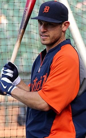 Ian Kinsler is thriving in his first couple of months in Detroit after being traded from the Texas Rangers. (Hillel Kuttler/JTA)