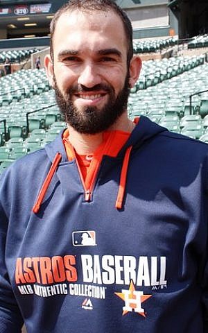 Josh Zeid, 'That’s the thing in the major leagues: One bad pitch can lose the game in a heartbeat.' (Hillel Kuttler/JTA