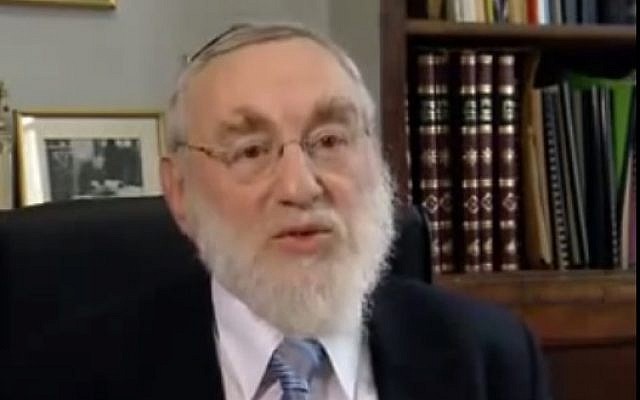 Interim Chief Rabbi of France Michel Gugenheim (photo credit: Youtube screenshot) Interim Chief Rabbi of France Michel Gugenheim (photo credit: Youtube screenshot)