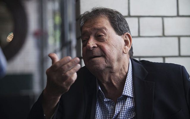 Binyamin Ben-Eliezer, April 30, 2014, in Tel Aviv. (AP/Dan Balilty) Binyamin Ben-Eliezer, April 30, 2014, in Tel Aviv. (AP/Dan Balilty)