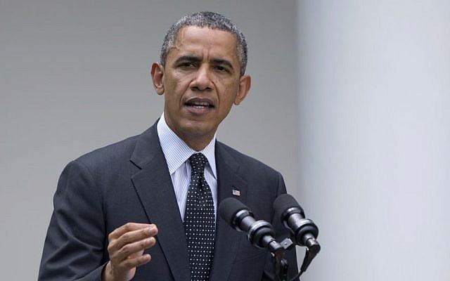 US President Barack Obama speaks about Afghanistan, Tuesday, May 27, 2014, in the Rose Garden of the White House in Washington. (photo credit: AP/Carolyn Kaster) US President Barack Obama speaks about Afghanistan, Tuesday, May 27, 2014, in the Rose Garden of the White House in Washington. (photo credit: AP/Carolyn Kaster)