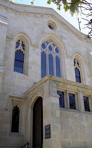 Christ Church Jerusalem (photo credit: Ranbar/ Wikimedia Commons cc-by-sa-3.0)