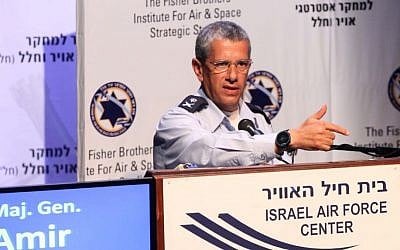 Israeli Air Force commander Amir Eshel (photo credit: Sivan Farraj)