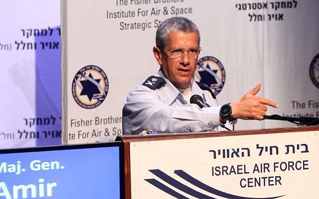 Israeli Air Force commander Amir Eshel (photo credit: Sivan Farraj)