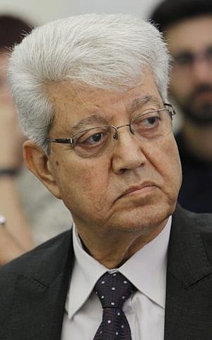 Former foreign minister David Levy, July 23, 2013. (photo credit: Miriam Alster/FLASH90)