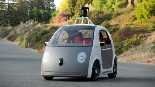 This image provided by Google shows a very early version of Google's prototype self-driving car. The two-seater won't be sold publicly, but Google on Tuesday, May 27, 2014 said it hopes by this time next year, 100 prototypes will be on public roads. (photo credit: AP Photo/Google) This image provided by Google shows a very early version of Google's prototype self-driving car. The two-seater won't be sold publicly, but Google on Tuesday, May 27, 2014 said it hopes by this time next year, 100 prototypes will be on public roads. (photo credit: AP Photo/Google)