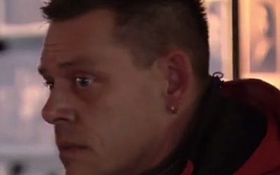 Screenshot from the trailer of the 2013 documentary Hitler's Children, which also features Rainer Hoess, grandson of SS commandant Rudolf Hoess. (Photo credit: YouTube screenshot)