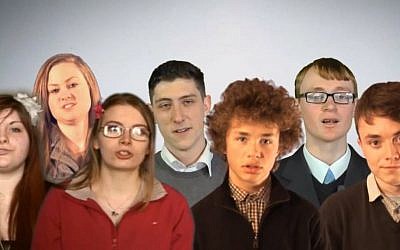 A grim motley crew of British National Party Youth. (YouTube screenshot)
