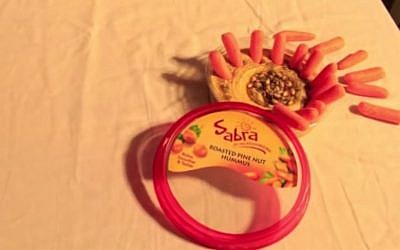 Sabra hummus (photo credit: YouTube screenshot)