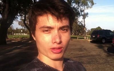 Mass murderer Elliot Rodger in a YouTube video uploaded May 23. (YouTube screenshot)