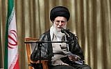 Iranian Supreme Leader Ayatollah Ali Khamenei, June 4, 2014. (AFP/HO/Iranian Supreme Leader's website)