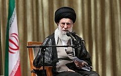 Iranian Supreme Leader Ayatollah Ali Khamenei, June 4, 2014. (AFP/HO/Iranian Supreme Leader's website)