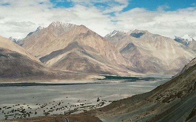 The mountainous region of Ladakh, in the northernmost part of India. (photo credit: Yifa Yaakov/The Times of Israel)