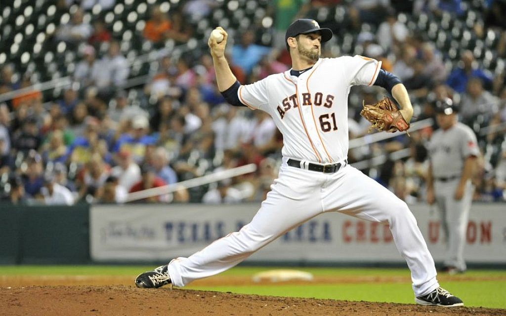 Houston Astros pitcher Josh Zeid says he'd love to go on a 'Baseball Birthright' trip. (Courtesy of Houston Astros) Houston Astros pitcher Josh Zeid says he'd love to go on a 'Baseball Birthright' trip. (Courtesy of Houston Astros)