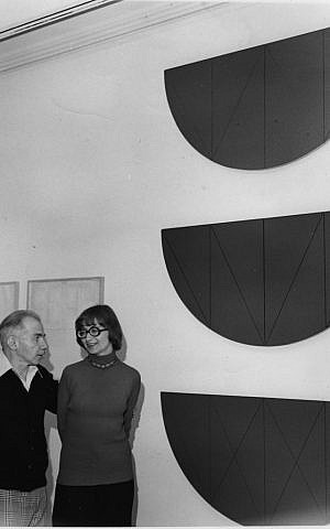 Archival photo of art lovers and collectors Herb and Dorothy Vogel (Courtesy of Fineline Media)