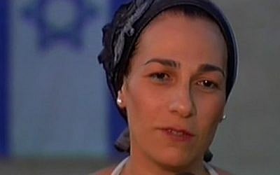Bat-Galim Shaar, mother of Gil-ad, 16, one of three Israeli teens abducted in the West Bank, speaks to Channel 2 news on Sunday, June 15, 2014 (screen capture)