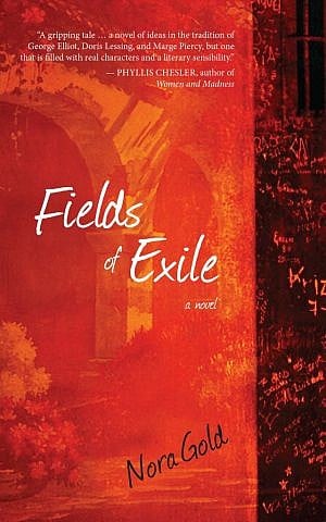 Cover of new novel 'Fields of Exile' by Nora Gold. (courtesy)