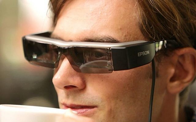 Epson Moverio glasses (Photo credit: Courtesy)