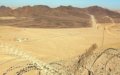 Israel's border with Egypt's Sinai Peninsula (Public domain/Wilson44691/Wikimedia commons)
