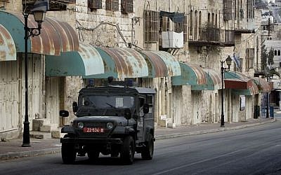 IDF troops on patrol in the West Bank, file photo (Photo credit: Miriam Alster/Flash90)