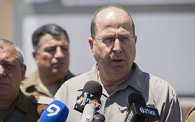 Defense Minister Moshe Ya'alon, June 14, 2014 (Photo credit: Yonatan Sindel/Flash90) Defense Minister Moshe Ya'alon, June 14, 2014 (Photo credit: Yonatan Sindel/Flash90)
