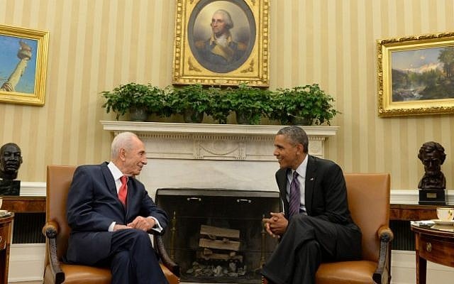 Israeli President Shimon Peres meets with American President Barack Obama in Washington on Wednesday (photo credit: Kobi Gideon / GPO/FLASH90) Israeli President Shimon Peres meets with American President Barack Obama in Washington on Wednesday (photo credit: Kobi Gideon / GPO/FLASH90)