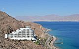 Illustrative photo of an Eilat hotel, June 1, 2014. (Yossi Zeliger/Flash 90)