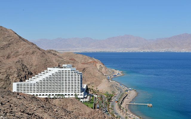 Illustrative photo of an Eilat hotel, June 1, 2014. (Yossi Zeliger/Flash 90)