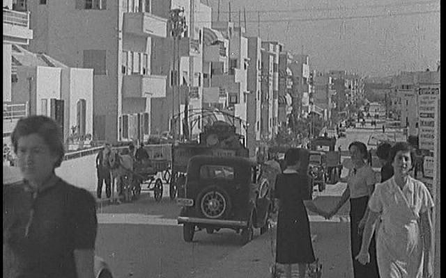 Tel Aviv in pre-state British Mandate Palestine (courtesy)