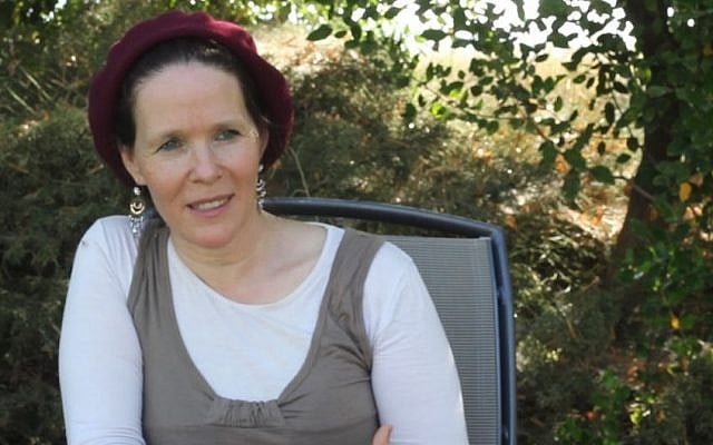 Rachelle Fraenkel speaks to the Times of Israel, June 26, 2014. (Photo and video credit: Ricky Ben-David/Times of Israel)