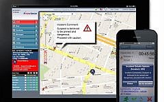 The NowForce app in action (Photo credit: Courtesy)