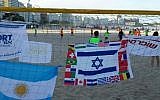 Among the Jewish meet-ups at this year's World Cup: a Saturday soccer game on the beach in Rio de Janeiro. (Courtesy Turismo Judaico)