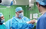 Doctors at an Iranian hopsital, illustrative photo (Photo credit: Youtube screen capture)